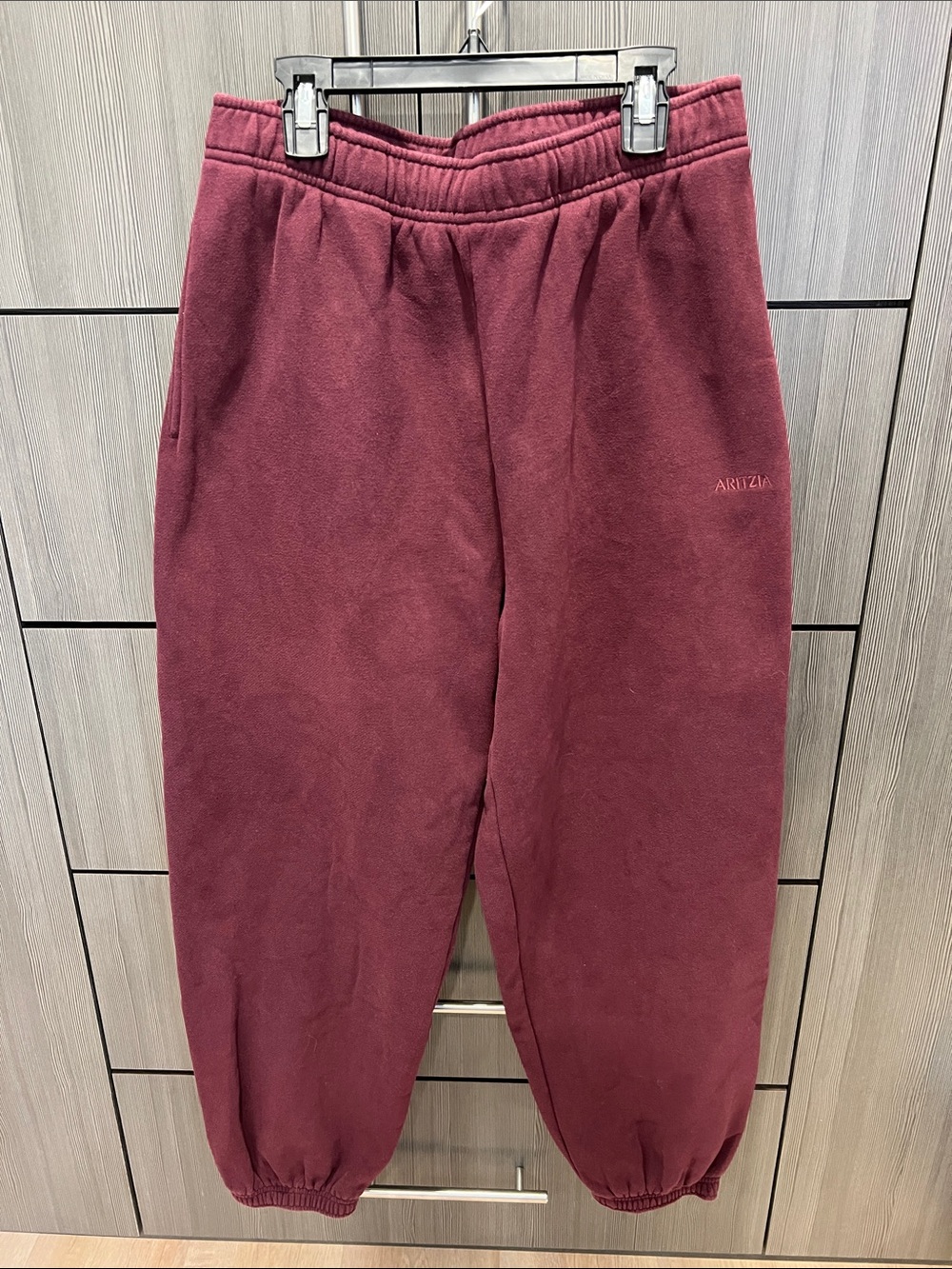 Aritzia Kids Maroon Sweat Joggers